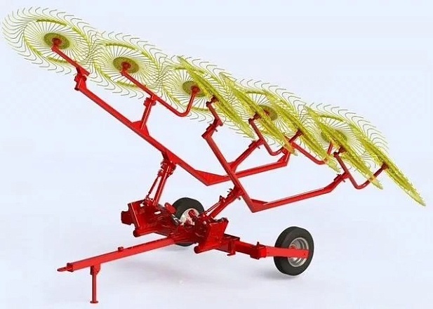 Грабли - ворошилки HARVEST ГКП-7,2М-2ГЦ-7 колесно - пальцевые, прицепные