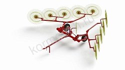 Грабли - ворошилки HARVEST ГКП-6,1М-2ГЦ-7 колесно - пальцевые, прицепные